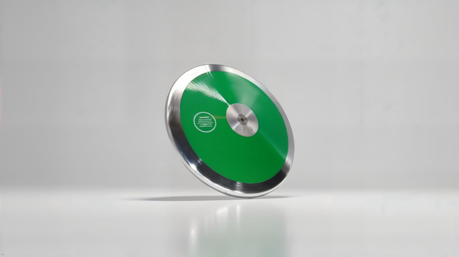 TC Green Mystique Track and Field Mens Discus 1.6k - 1.6kg Discus - High School Boys Throwing Discus - Making it an Ideal top-Tier Choice for Beginning throwers.