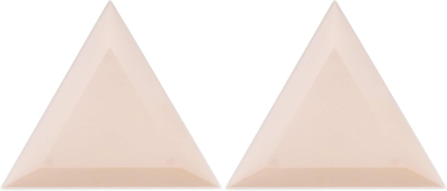The Beadsmith Crystal FX Magical Tray, Plastic Sorting Tray, White Color, Organizer for Art, Beading, Nail Art, Rhinestones, gems, Diamond Paintings (Pack of 2)