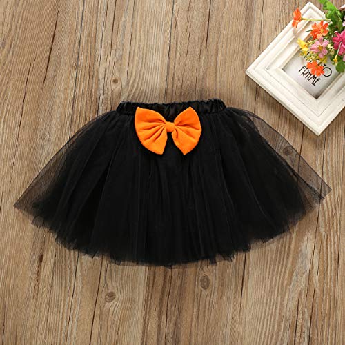 Borlai - Set di 4 tutù per bambine, per Halloween