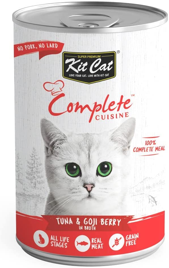 Kit Cat Complete Cuisine Tuna And Goji Berry In Broth Cat Wet Food150g