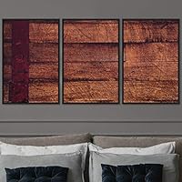 3 Piece Framed Canvas Wall Art Abstract Industrial Modern Art Multicolor Patterns Canvas Prints Home Artwork Decoration for Living Room,Bedroom - 16