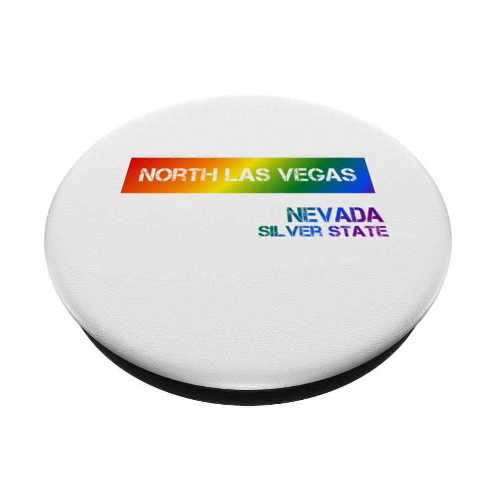 North Las Vegas Design College Nevada PopSockets Swappable PopGrip, Black - Image 2