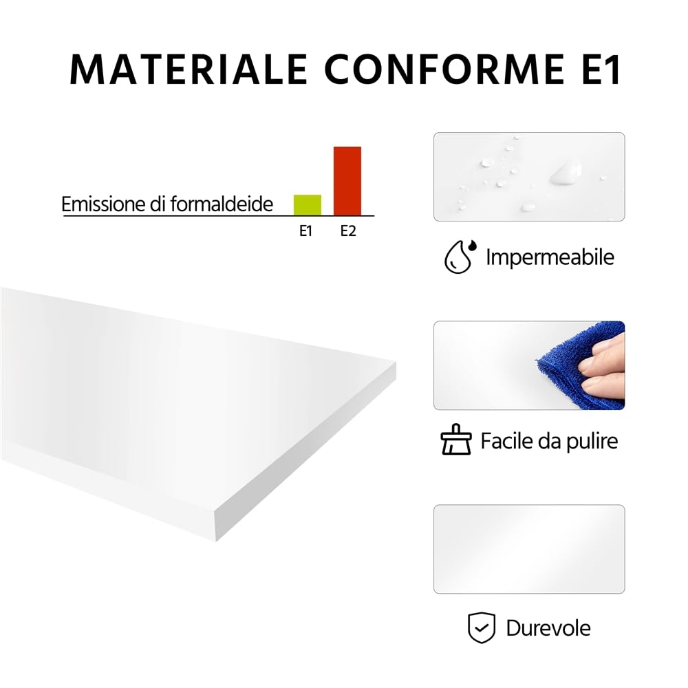 Yaheetech Mobile da Bagno Sottolavabo Mobiletto con Ripiani Portaoggetti Armadietto da Terra per Lavandino Mobile da Archivio con Anta in MDF 60 × 30 × 90 cm Bianco