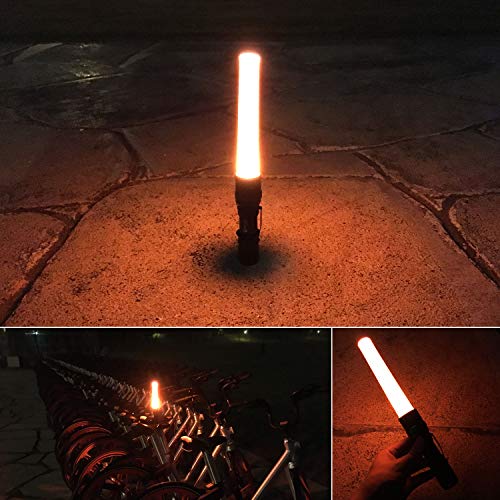 Ultrafire 2PACK-PRODUCT_ID=8463 2Pc 11-Inch Signal Traffic Wand Safty Led Flashlight 250 Lumen, Red Flashing Mode, Wrist Strap Lanyard thumb #7