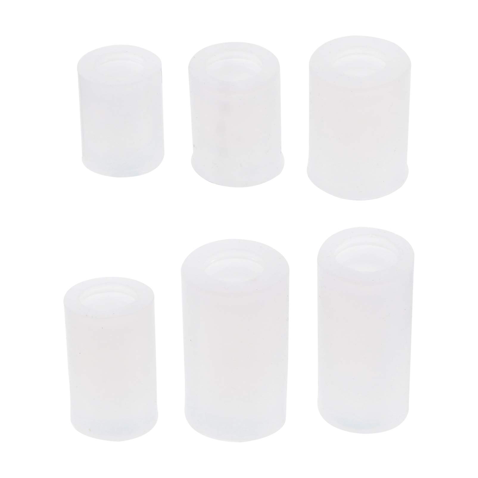 ULTNICE 6pcs Casting Silicone Resin Molds DIY Kit Chess Shaped Mold Scented Candle Making Mold DIY Resin Casting Mold