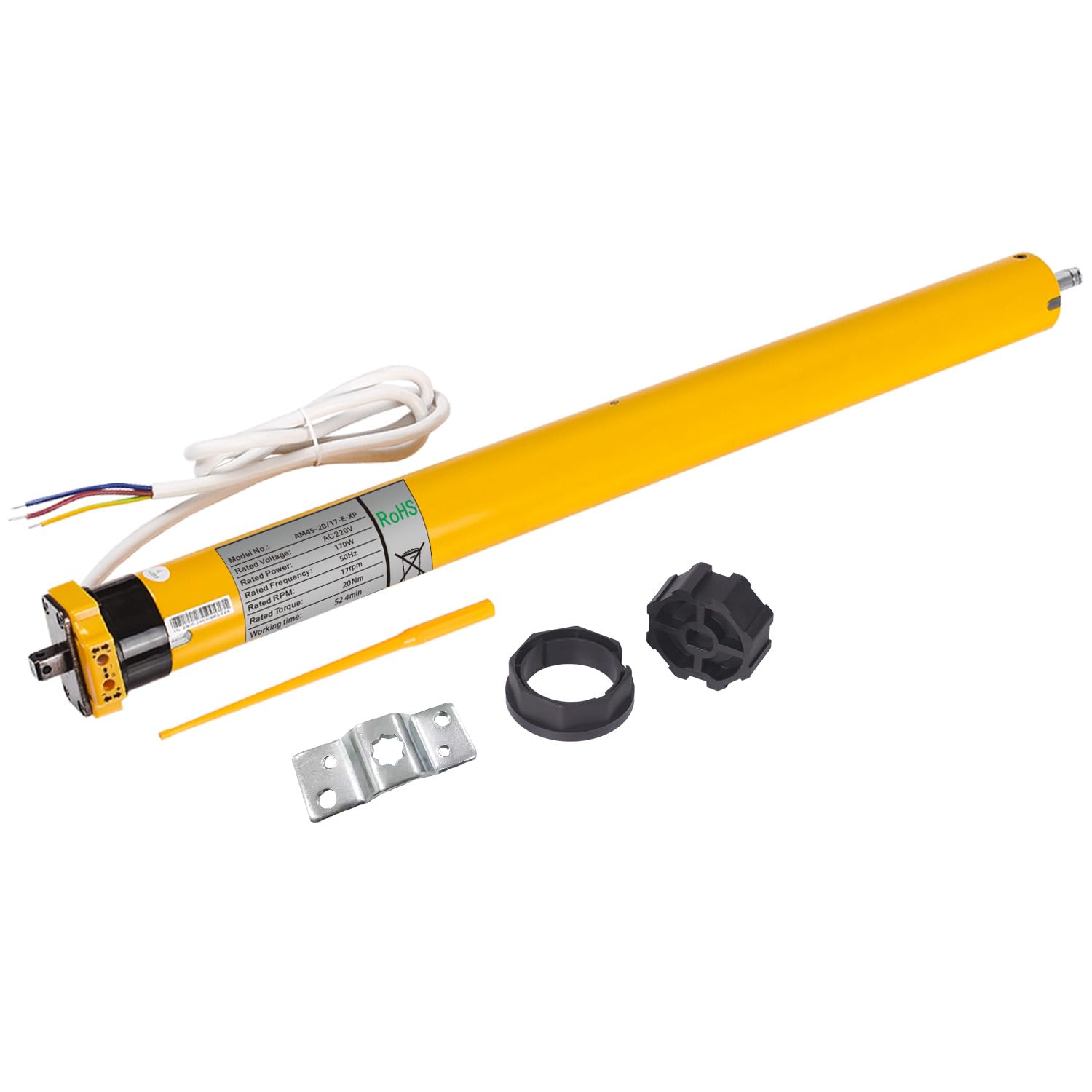 AM45-20/17-E-XP Motor impermeable para toldos motor tubular 230 V para toldos exteriores - Impermeable y homologado UL