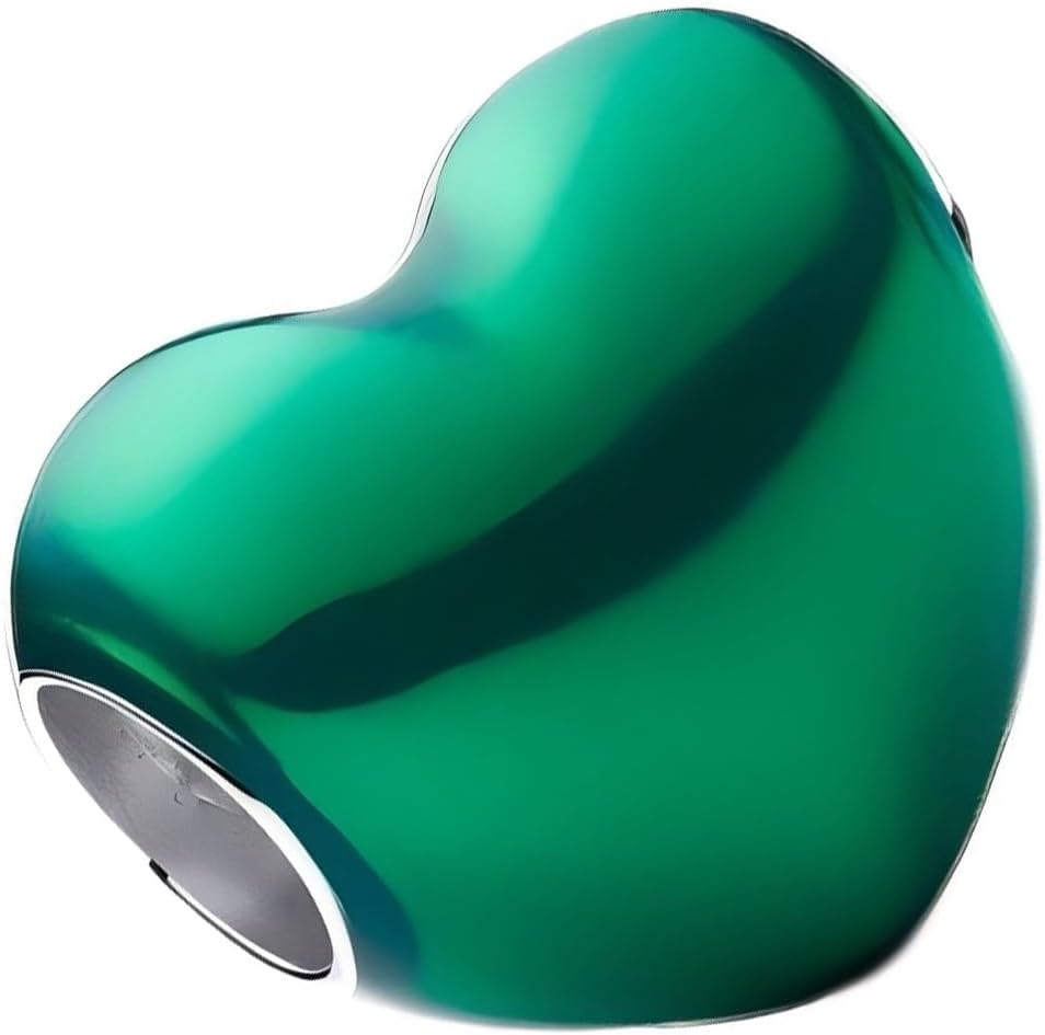 Heart Dangle Charm Fit Women Bracelet Necklaces Fashion Gifts 925 Sterling Silver DIY Jewelry