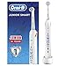 Oral-B Junior Smart Cepillo De Dientes Eléctrico, 1 Mango Blanco Recargable Con Tecnología De Braun, 1 Cabezal De Recambio, Apto Para Niños Mayores De 6 Años