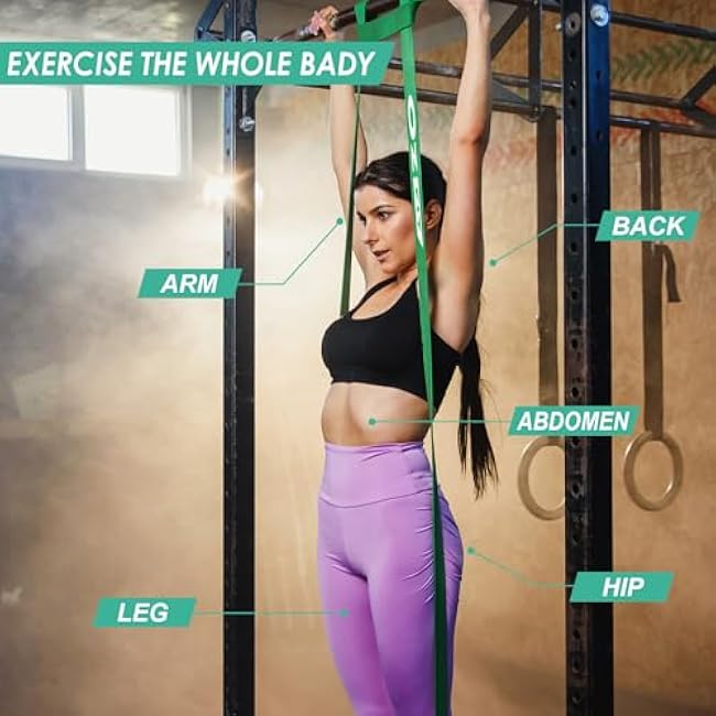 Pull Up Bands, Resistance Bands, Pull Up Assistance Bands Set for Men & Women, Exercise Workout Bands for Working Out, Body Stretching, Physical Therapy, Muscle Training