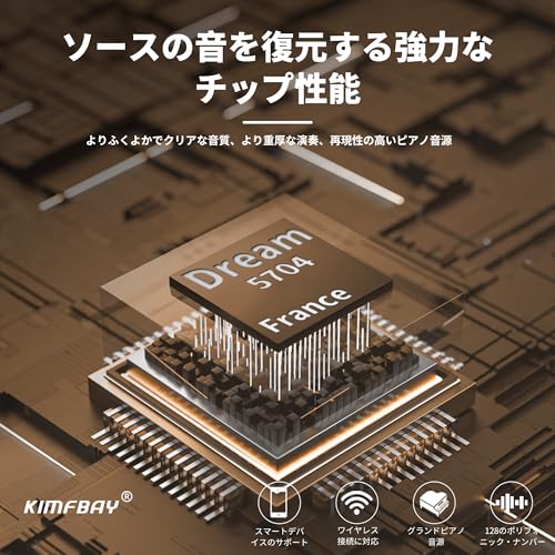 KIMFBAY 電子ピアノ 88鍵盤 スタンドセット の商品画像 1