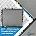 AM WORLDWIDE Radiator Replacement Compatible with TOYOTA HILUX FORTUNER with Frame 2004-2015 DPI AM66203 OEM 164000P050 164000P040 164000P060