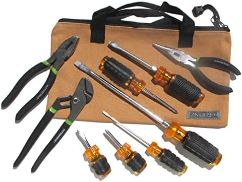 10 Piece Screwdriver and Plier Tool Set with Tool Bag - Pittsburgh Hand Tools