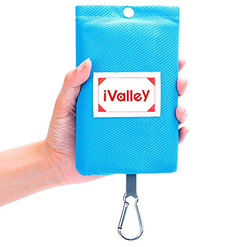 iValley Pocket Blanket - Compact Picnic Blanket (55"x 39") - Waterproof Sand Proof