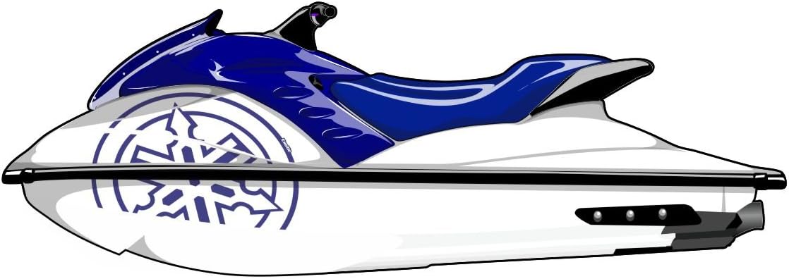 Yamaha GPR 1 Color Graphic Kit - EY0029GPR (065 Cobalt Blue)