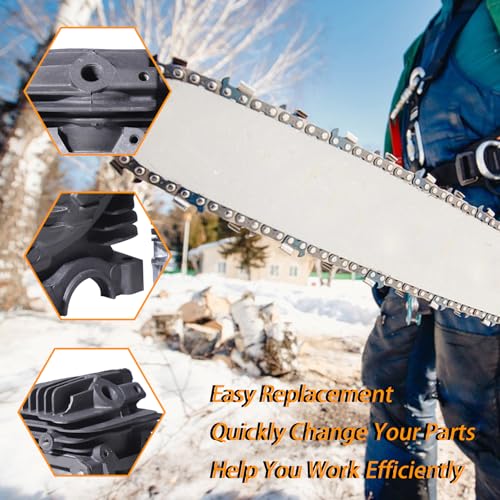 Cylindre Piston Kit pour Stihl MS181 MS171 MS171C MS181C MS211 MS180 MS250 Tronçonneuse,1139 020 1203, 1139 030 0401, 38mm Cylindre Piston avec Couvercle de Cylindre Bougie d'Allumage