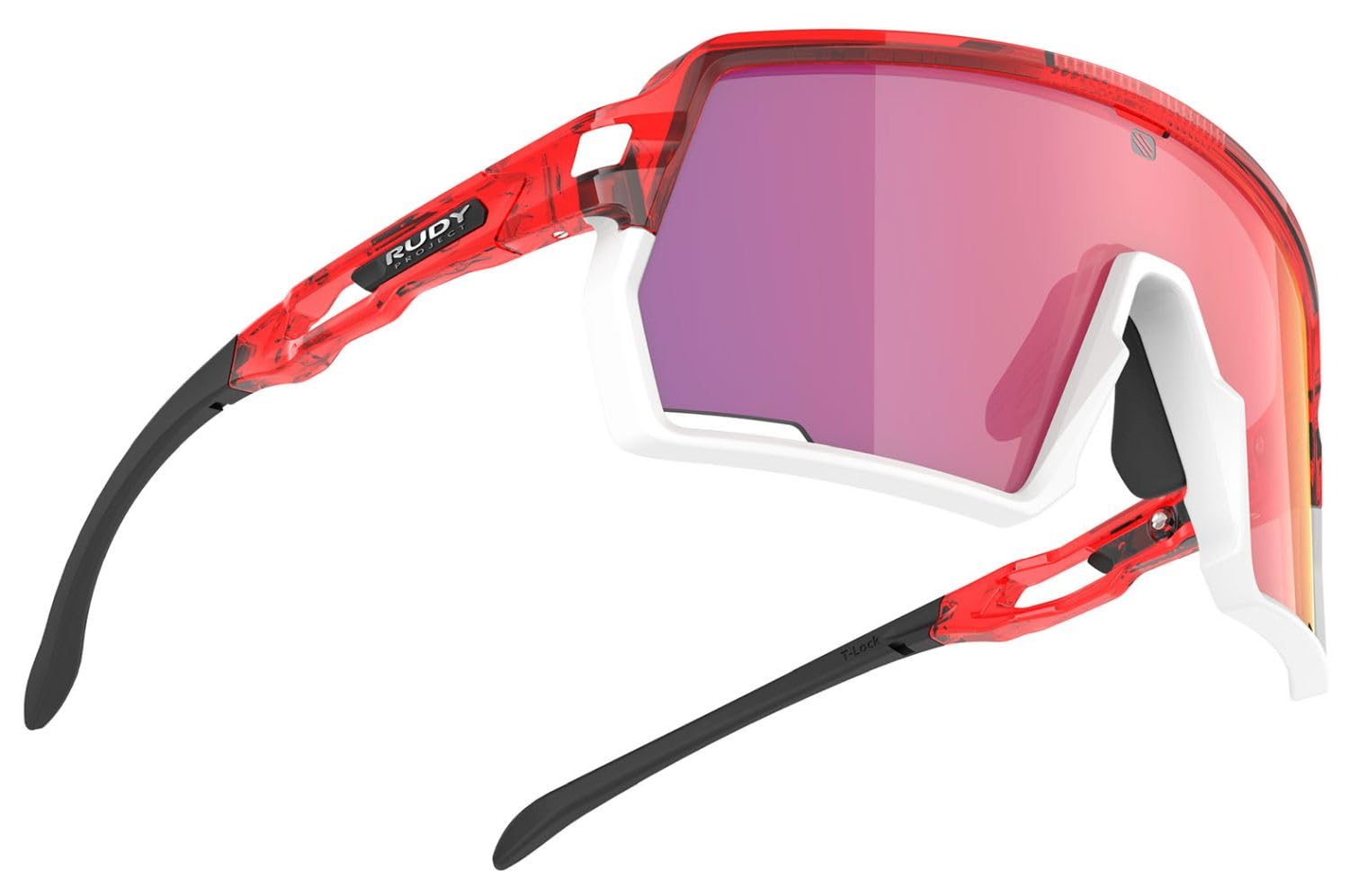 Rudy Project Kelion Sportbrille - Crystal Red-White - Multilaser Red