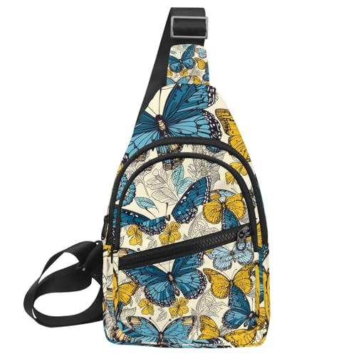 Mochila cruzada de pecho compacta y multicolor, comodidad ergonómica para deporte