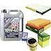 Produktbild Filter Set Inspektionspaket 5 Liter Liqui Moly Motoröl MoS2 Leichtlauf 10W-40 MANN-FILTER Innenraumfilter Luftfilter Ölfilter