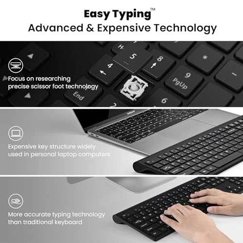 Image of cimetech Full Size Wireless Keyboard and Mouse Combo - Grey
