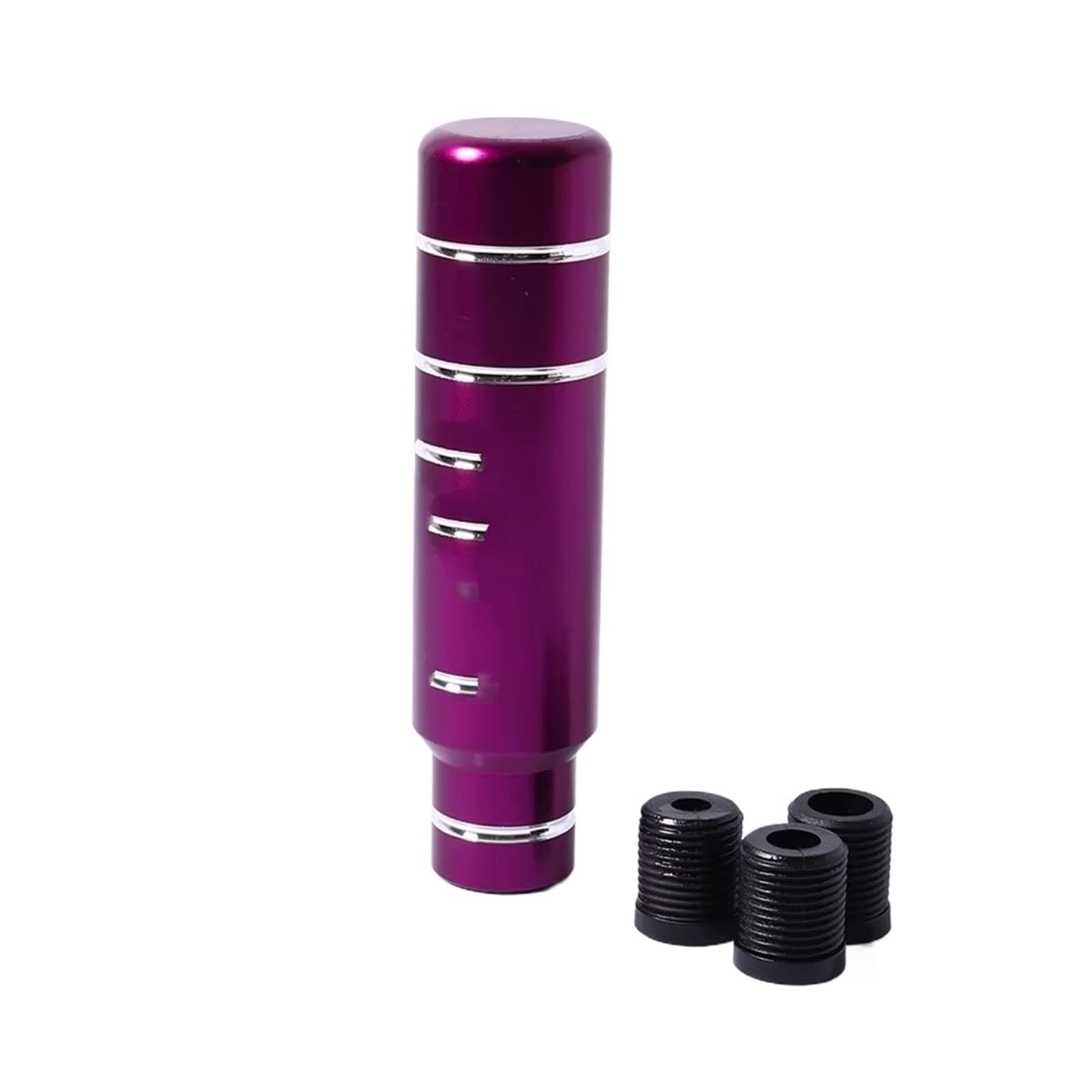 Jjrfvbgt Pink Car Speed Gear Shift Knob 13Cm Gear Shift Knob Manual Transmission Gear Stick Lever Shifter Knob Car Universal Aluminum With 3 Adapters 8Mm 10Mm 12Mm