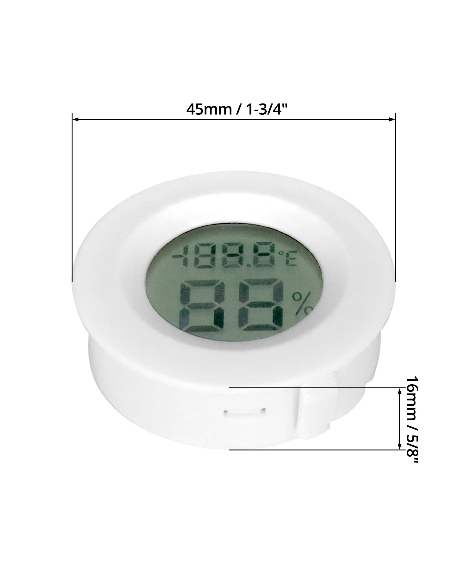 EEEkit Lot De 5 Theroètres Nuériques LCD à Lecture Instantanée, Ini