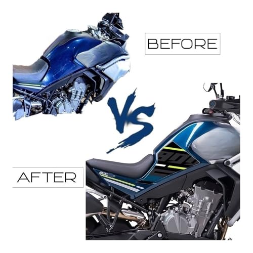 Kit résine réservoir moto 800 MT anti-rayure de fermeture éclair