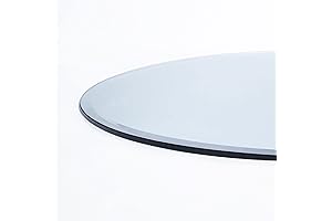 48 Inch Clear Round Glass Table Top: A Crystal Clear Upgrade for Your Décor