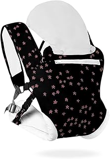 SONARIN Marsupio Neonati Portatile,3-in-1 Portantina Bebè Leggero Traspirante Porta Bambino Ergonomico Multifunzione,Regolabile per Neonati e Bambini 0-36 Mesi,Tutte le Posizioni(Nero)
