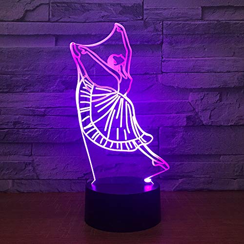 Preisvergleich Produktbild olwonow Nachtlicht 3D LED Bestes Nachtlicht USB-Tischlampe-Ausgangsdekor-Schlafen... Spielwaren