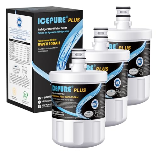 Image of ICEPURE PLUS NSF53&42 Premium 5231JA2002A Refrigerator Water Fliter, 3 PACK | Replacement for LG LT500P, ADQ72910911, ADQ72910901 ADQ72910907, GEN11042FR-08, Kenmore 9890, 469890, LFX25973D, LFX25974ST