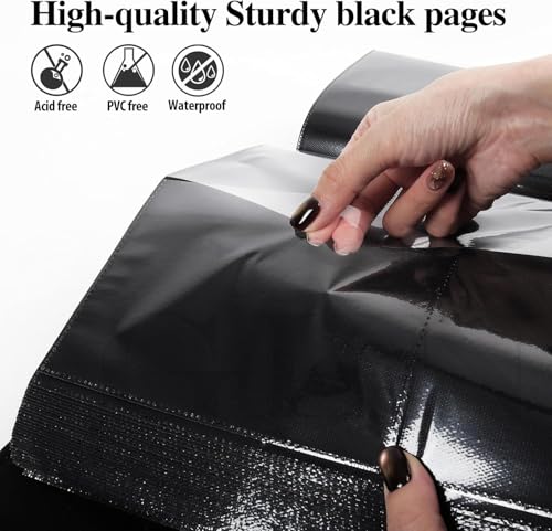 Image of GKN DIY Scrapbook Photo Album 4x6 Photos, 600 Pockets, 120 Pages, Premium Linen Cover with Front Window, Memory Book for Wedding, Anniversary, Family, Baby & Birthday Photos