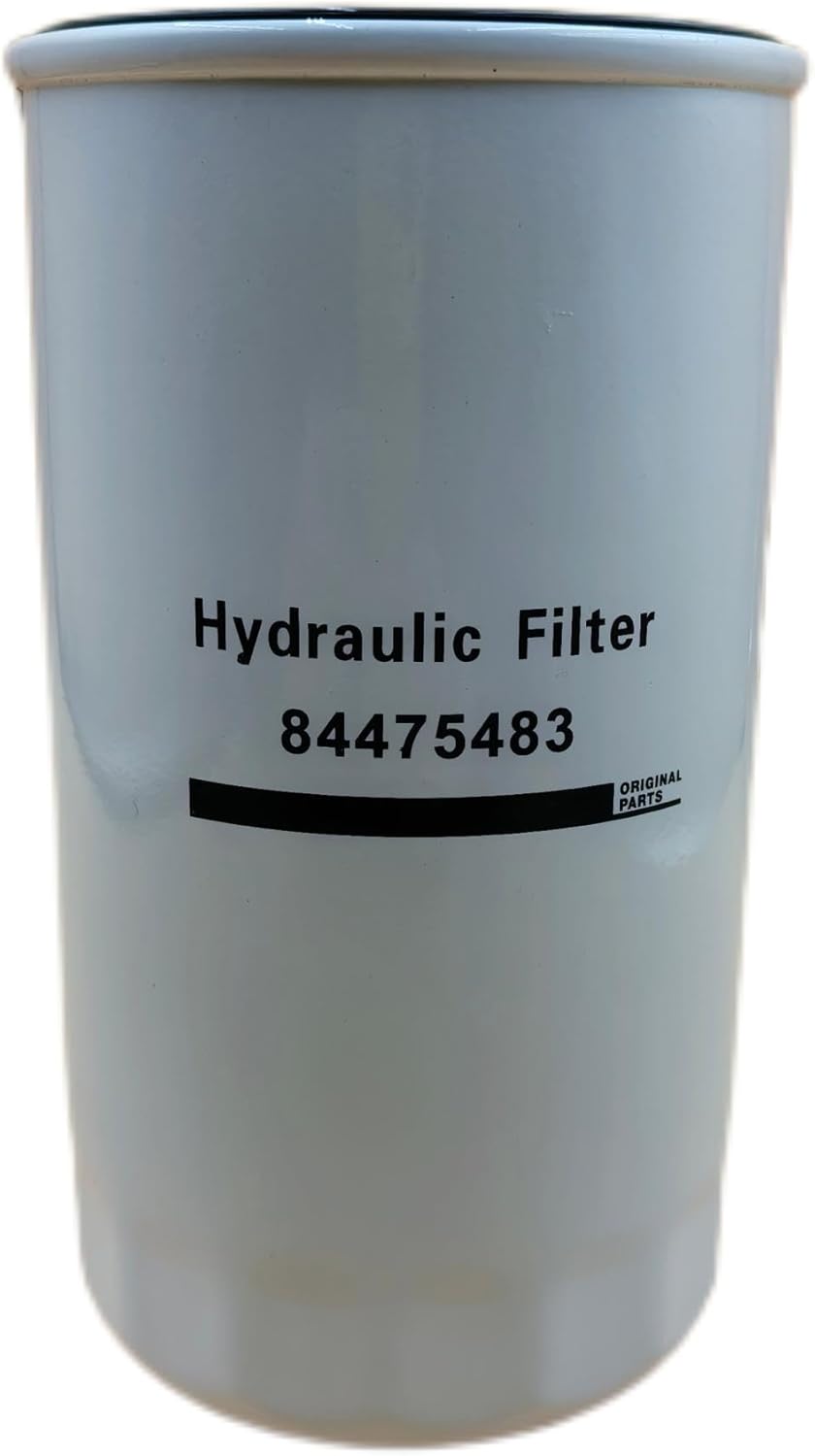 Hydraulic Oil Filter 84475483 Fits For Case IH & New Holland Compact Tractors TC24D TC25 TC26DA TC29 TC30 TC31DA Replace Donaldson P551779 Wix 57098 Fleetguard HF35274 Kubota HH33082630