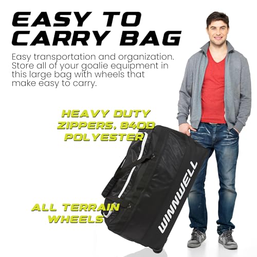 Winnwell Senior Wheel Goalie Bag