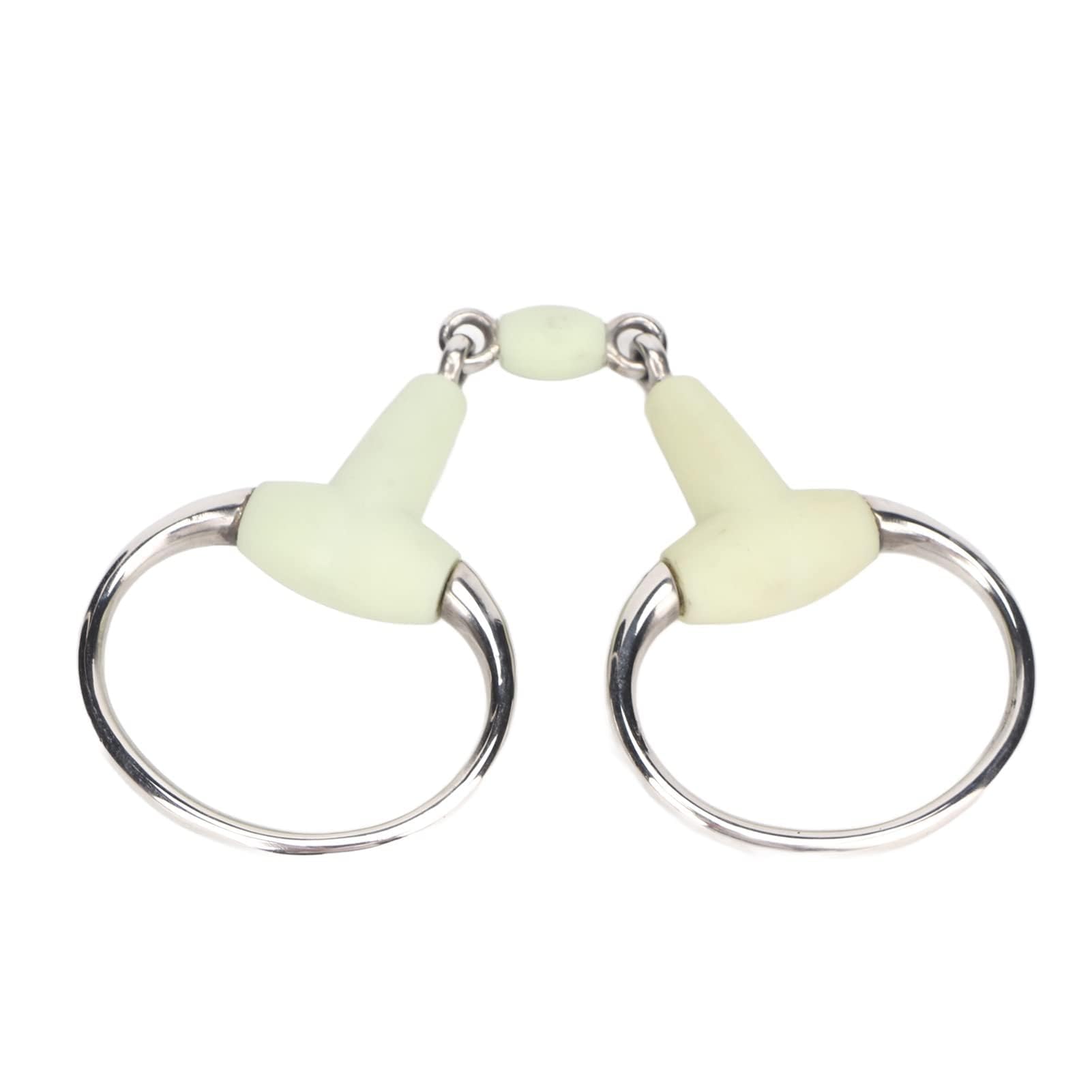 Broca Para Caballo De Acero Inoxidable, Accesorio Para Carreras De Caballos, Sabor A Manzana, Envuelta En Goma, Para Boca De Caballo, Broca Para Caballo, Tachuela, Broca Para