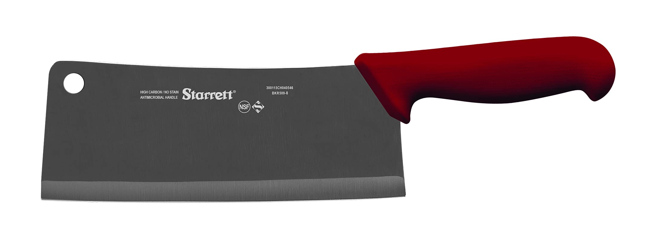 Starrett Set di Coltelli da Cucina in Acciaio Inox Dello Chef, 6 Pezzi, Manico Rosso