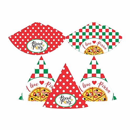 Image of Pretty UR Party Pizza Party Decorations Kit - 70 pcs Includes Banner, Balloons, Centerpiece, danglers, Party Supplies, Pizza Birthday Decor, Birthday Banner for Girls, Kids, Boys