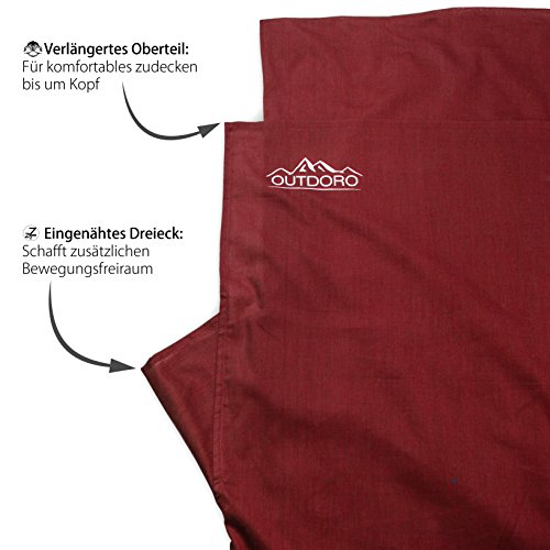 Outdoro, Sacco a Pelo da Viaggio Ultra Leggero