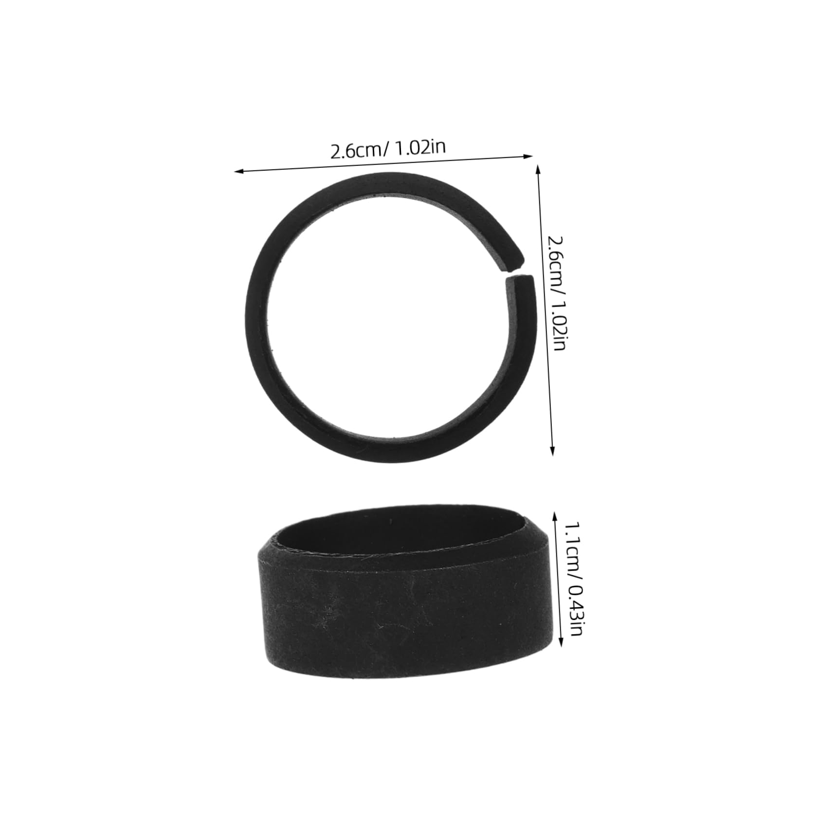 Cabilock 10Pcs Hub Centric Ring Set for Trucks and Buses Lightweight Wheel Lug Nut Positioning Ensures Accurate Tire Alignment and Enhanced Safety