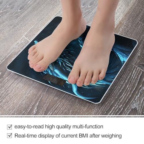 Báscula de baño digital JTREHY con pantalla LCD miniatura 5
