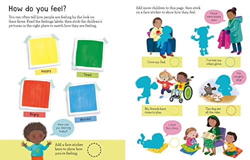 First Sticker Book Feelings (First Sticker Books) - Image 2