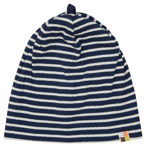 loud + proud Beanie gestreift mit Rippe, GOTS Zertifiziert