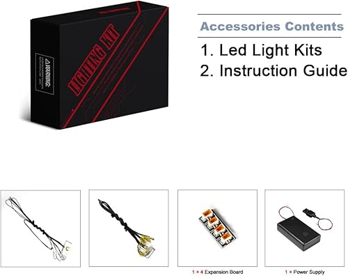 Miniatura 3 de BrickBling Kit de luces para Lego Mine-Craft The Animal Sanctuary 21253, iluminación creativa compatible con Lego Animal Sanctuary, gran regalo para