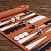 McGregri Backgammon Game Set - Roll up Board Games- Portable Travel Backgammon for Companion. Multiple Colors