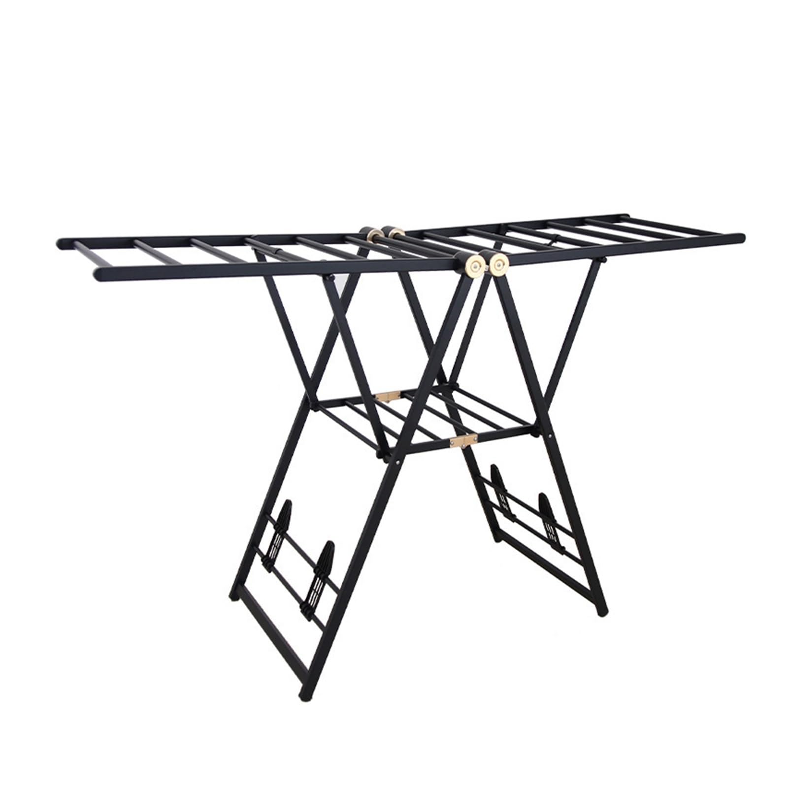 Étendoir de séchage intérieur et extérieur pliable pour sol et balcon