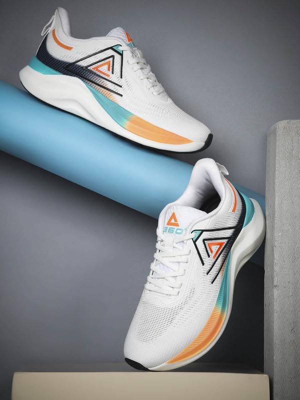 Image of CLD Men's Sports Running Shoes | Lightweight Flynet Upper | Phylon Sole | Breathable & Comfortable Athletic Sneakers for Running, Gym & Training