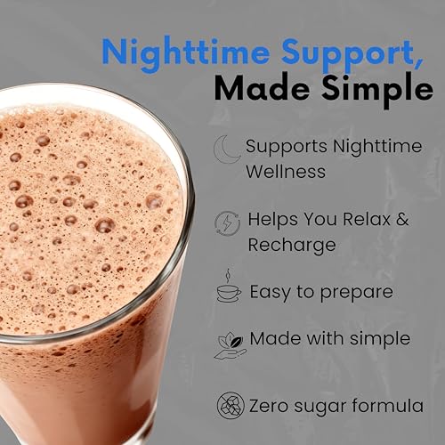 Image of NutriDinner by Nutrillermo | Grass-Fed Collagen Protein Powder | Magnesium, B-Vitamins & Monk Fruit | Sleep, Recovery, and Wellness Supplement |