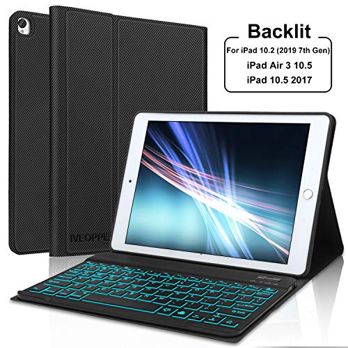 iPad 10.2 7th Gen 2019 Keyboard Case, for iPad 10.2 (2019 7th Gen)/10.5