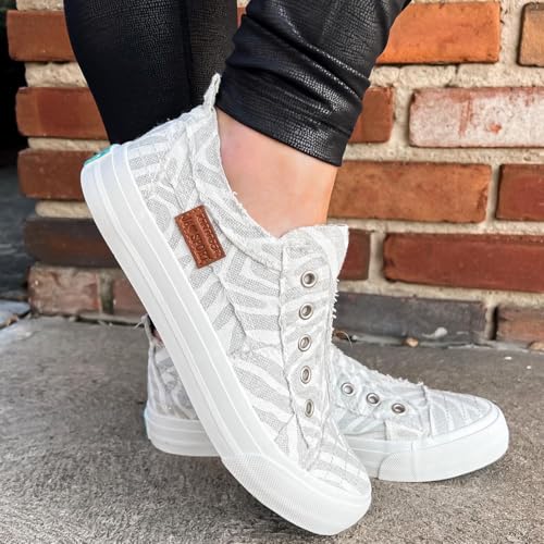 JENN ARDOR Womens Fall Slip On Fashion Sneakers No Laces Comfortable Casual Low Canvas Sneakers Flats Walking Shoes - image 3