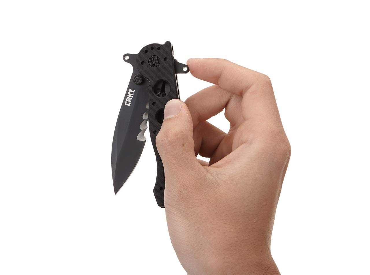 CRKT Unisex – nóż kieszonkowy M21-12SFG dla dorosłych, czarny, 19 cm