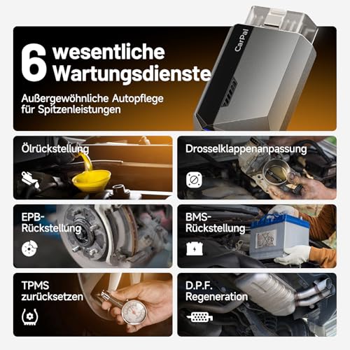 TOPDON Carpal-A Bluetooth OBD2 Diagnosegerät für Alle Fahrzeuge – Ansicht 5